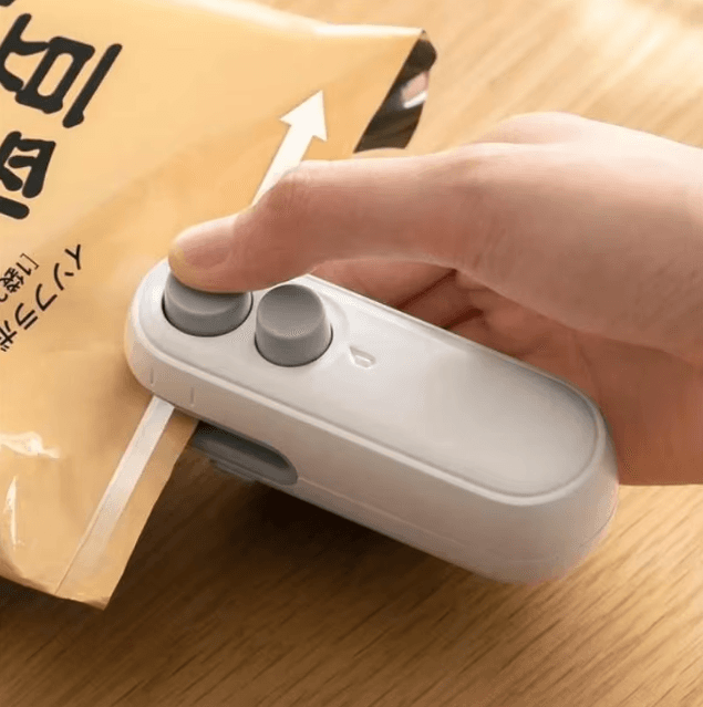 Mini sellador portátil 2 en 1, sellador térmico para aperitivos